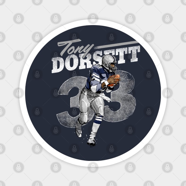 Tony Dorsett Dallas Retro R Magnet by MASTER_SHAOLIN